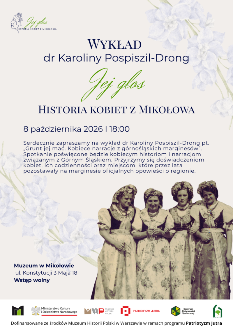 Kobiece opowieści o Górnym Śląsku – zapraszamy na wykład dr Karoliny Pospiszil-Drong