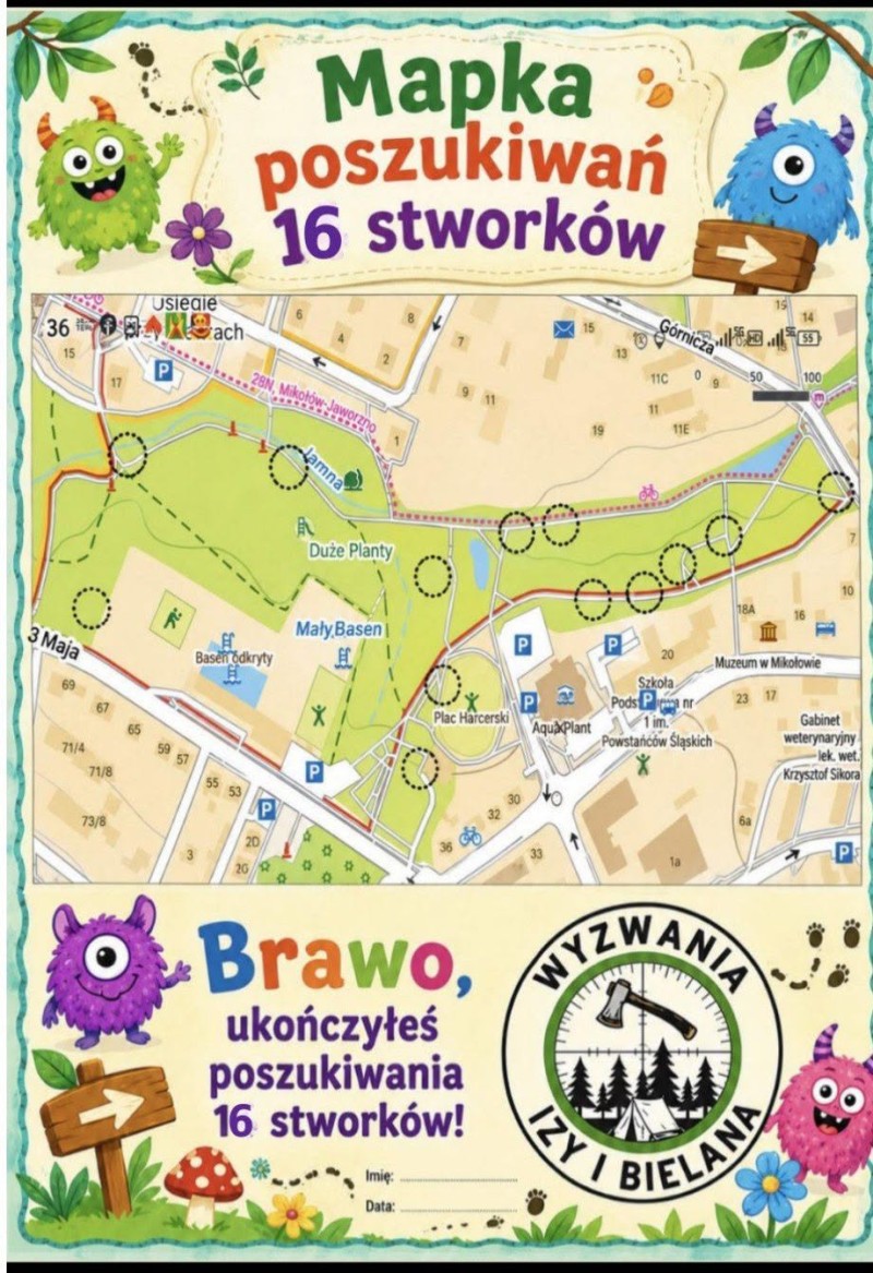 Mapa Stworków